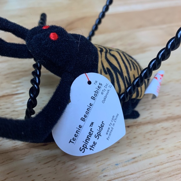 Spinner the Spider— Teenie Beanie Baby - Picture 1 of 2